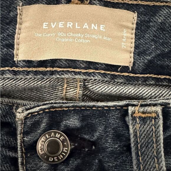 Everlane ‘The Curvy 90s’ Cheeky Straight Jean in Northridge Size 27 - Picture 6 of 10